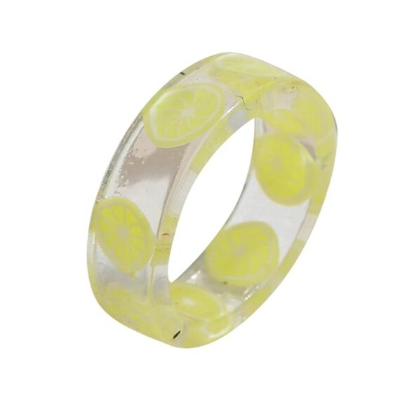 Icing Lemon Ring Size 8 - Picture 1 of 2